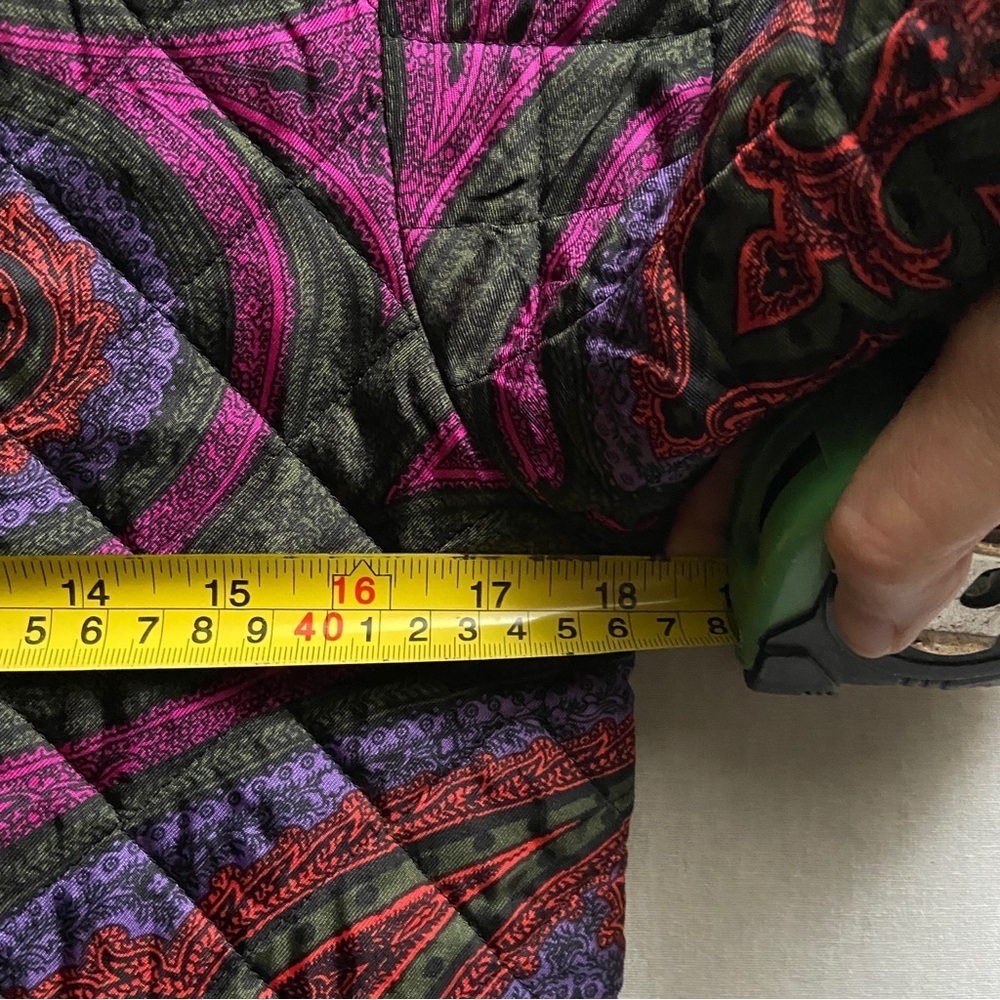 JW Anderson x Topshop Paisley Silk Quilted Top Size 2 - Picture 6 of 8